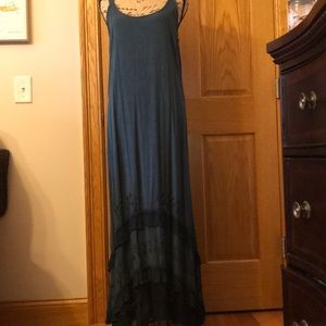 Maxi rayon dress